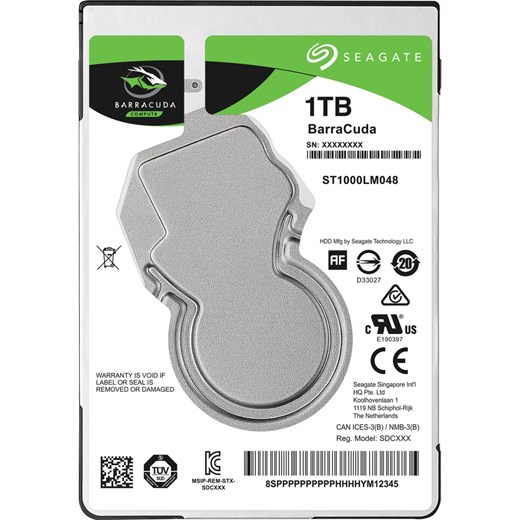 Seagate Barracu ST1000LM048 2.5" 1TB INT Harddisk