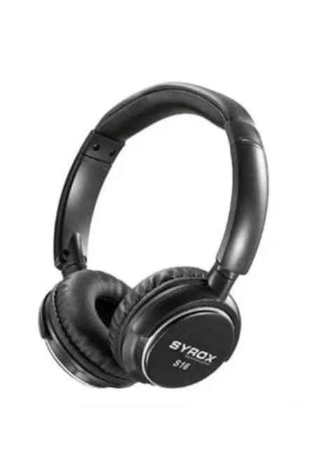 Syrox Kulaküstü Kablosuz Bluetooth Kulaklık Hafıza Kartı Girişli S16 Syrox Kulaküstü Kablosuz Bluetooth Kulaklık Hafıza Kartı Girişli S16