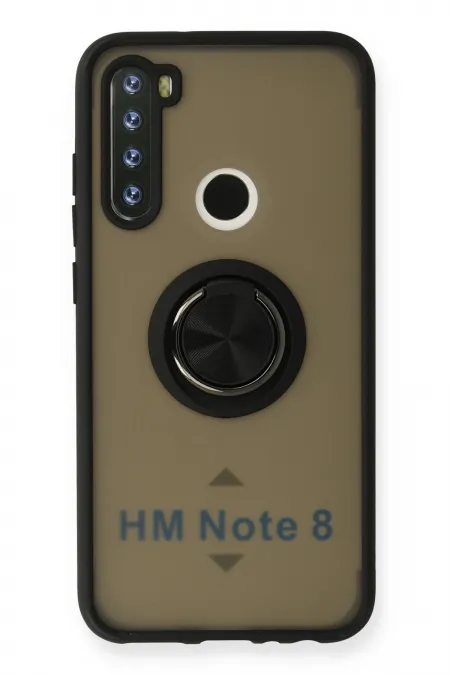 Newface Xiaomi Redmi Note 8 Kılıf Montreal Yüzüklü Silikon Kapak - Siyah (K0) Newface Xiaomi Redmi Note 8 Kılıf Montreal Yüzüklü Silikon Kapak - Siyah (K0)
