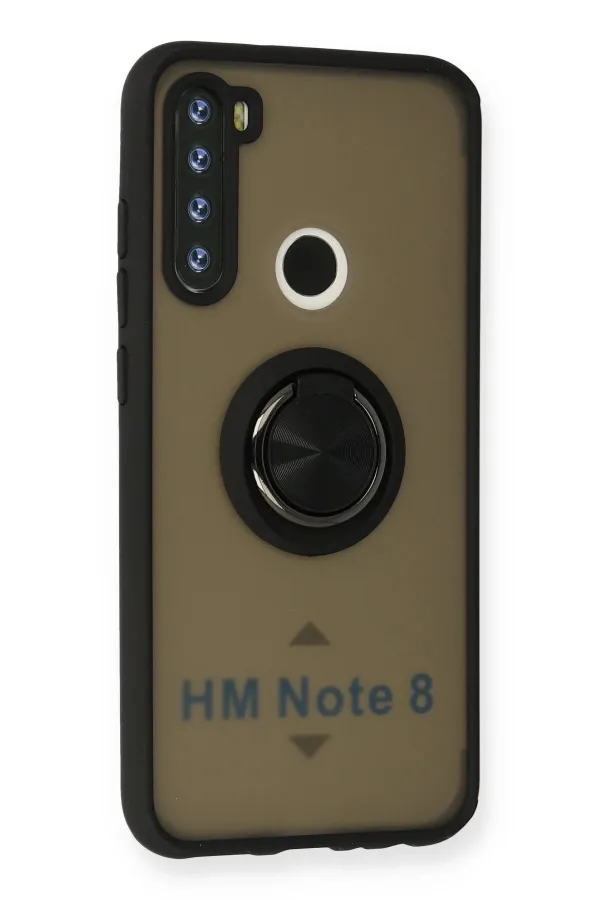 Newface Xiaomi Redmi Note 8 Kılıf Montreal Yüzüklü Silikon Kapak - Siyah (K0) Newface Xiaomi Redmi Note 8 Kılıf Montreal Yüzüklü Silikon Kapak - Siyah (K0)