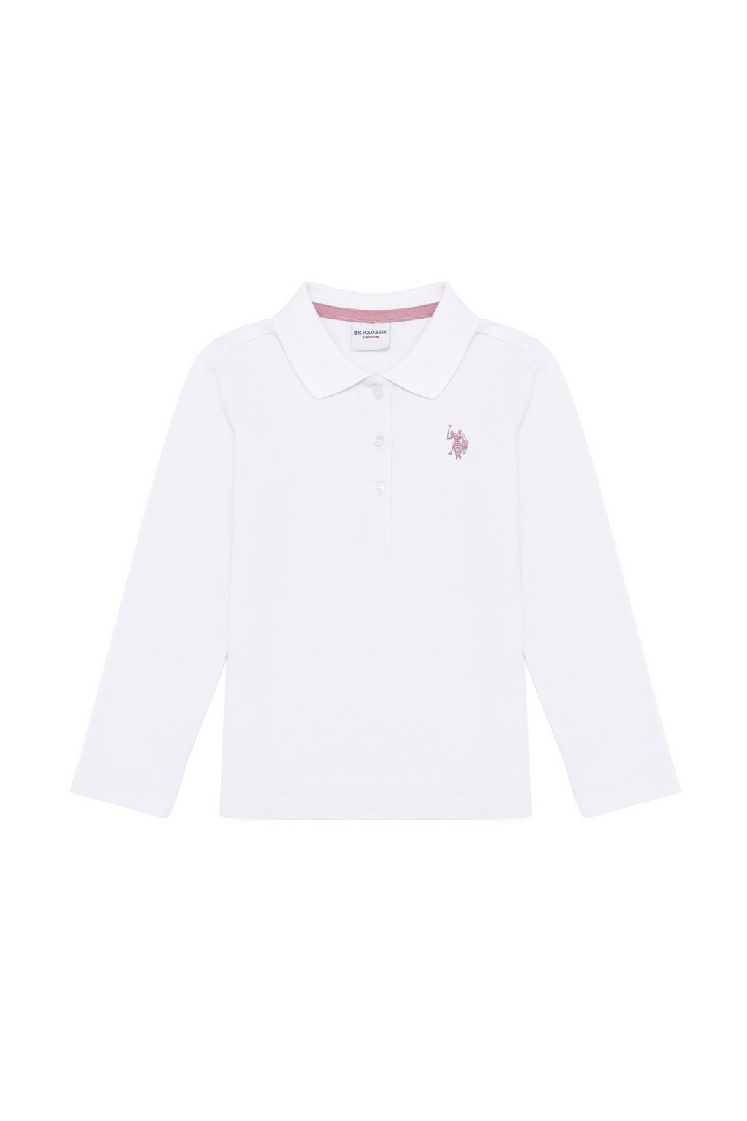 U.S. Polo Assn. Kız Çocuk Uzun Kollu Polo Tişört